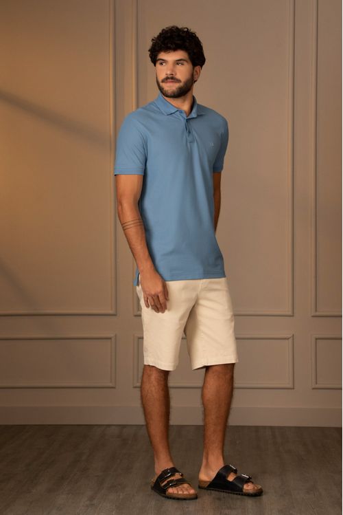 Polo casual algodón pima