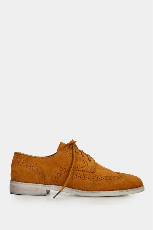 Zapato hierda de carnaza para mujer tipo derby