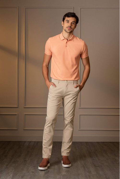 Pantalón chino italo para hombre semifitted