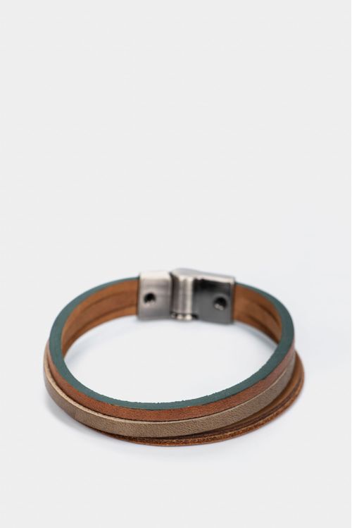 Pulsera de cuero liso