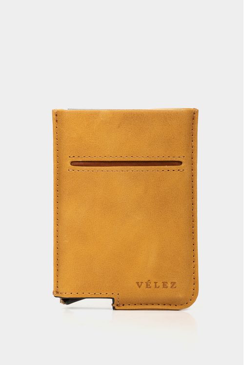 Porta documentos de cuero miniwallet