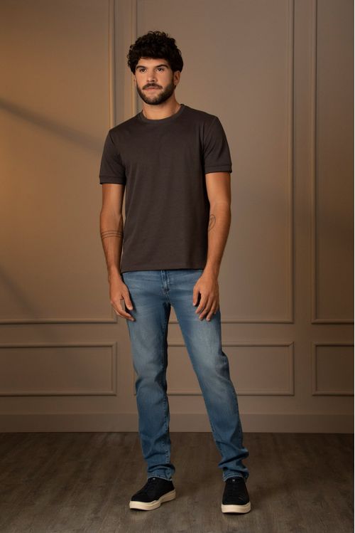 T-shirt micropima Arizona para hombre semi ajustada