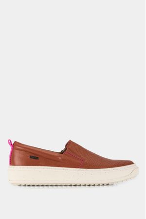 Mocasines toledo de cuero para mujer grabado con placa