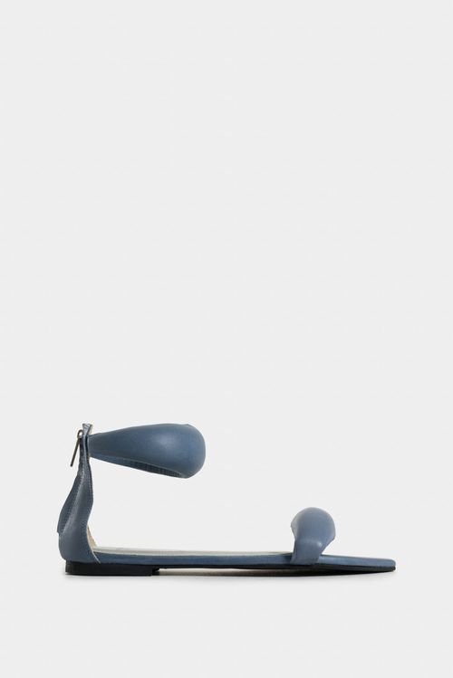 Sandalias planas calisto de cuero para mujer dima en punta V