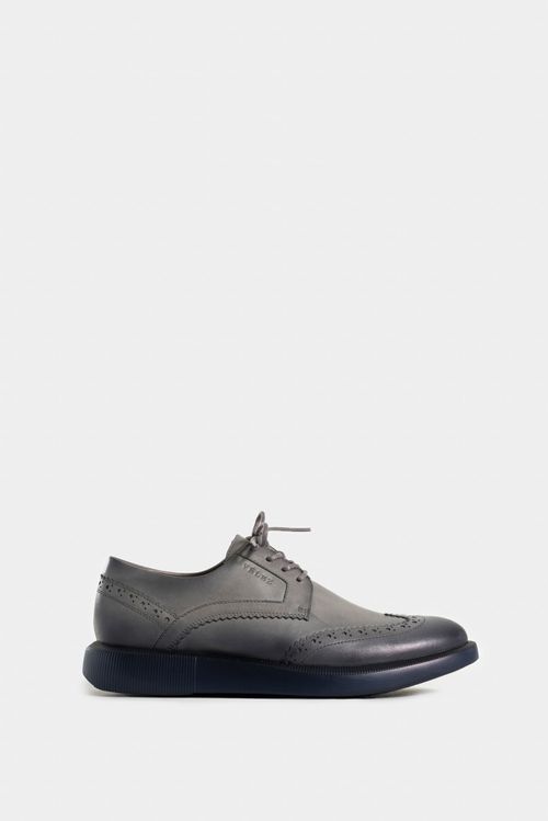 Zapatos cordón village 2 de cuero para hombre silueta casual