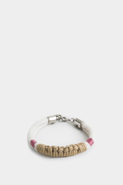 Pulsera jade de cordón para mujer anudados