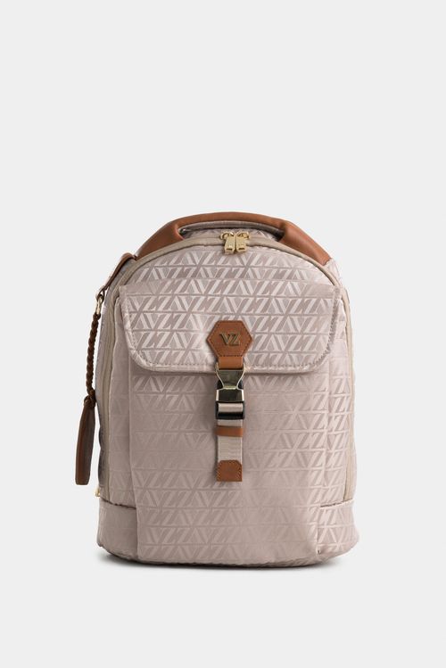 Mochila bloom 2 jacquard monograma VZ para mujer porta trolley