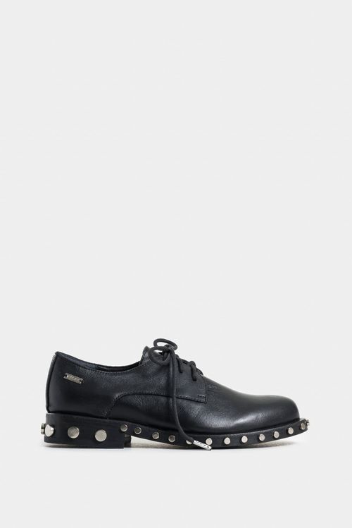 Zapato de cordón oxford de cuero folia para mujer suela taches