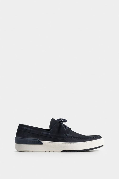 Mocasines kansas de cuero para hombre efecto escribiente