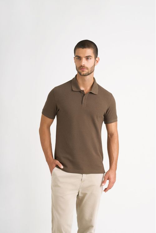 Polo pique helios para hombre semi fit