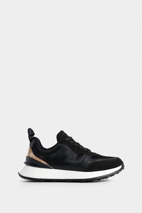 Sneakers aurora de cuero folia para mujer detalles cuero