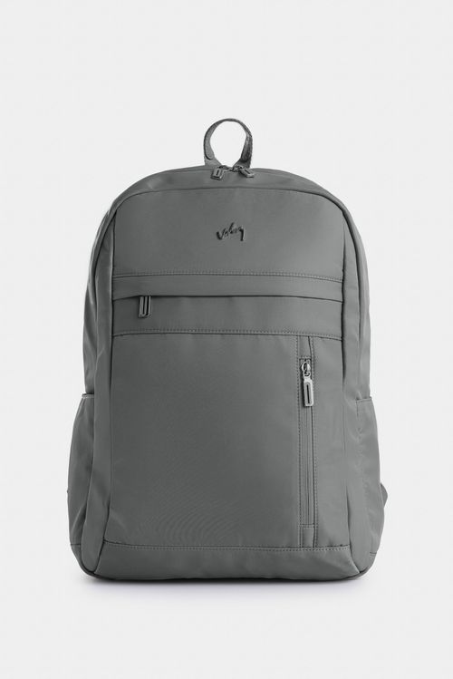 Mochila Sierra en lona para hombre manija cuero