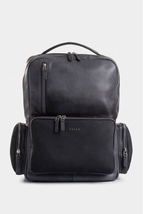 Mochila de cuero Barceló 2 de cuero para hombre multifuncional