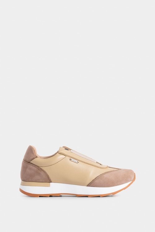 Mocasines zipa de cuero para mujer detalles millaré
