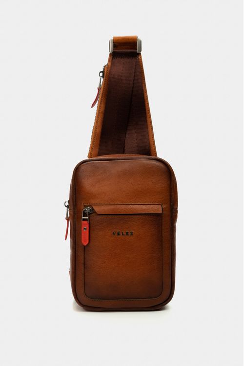 Manos libres mikeno de cuero para hombre cargadera ajustable Miel