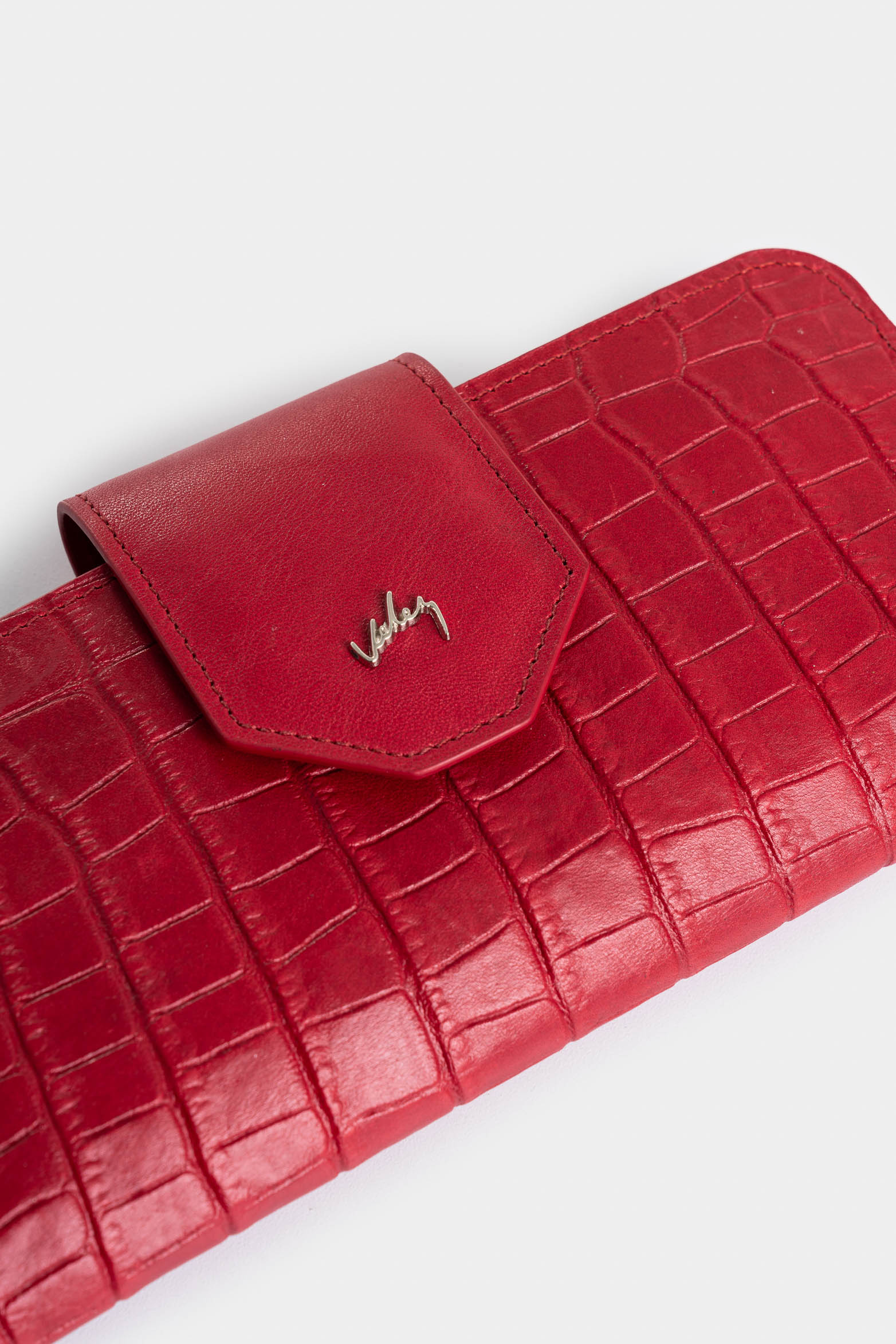 Billetera Porta chequera Extravaganza de cuero para mujer grabado-1738360987684