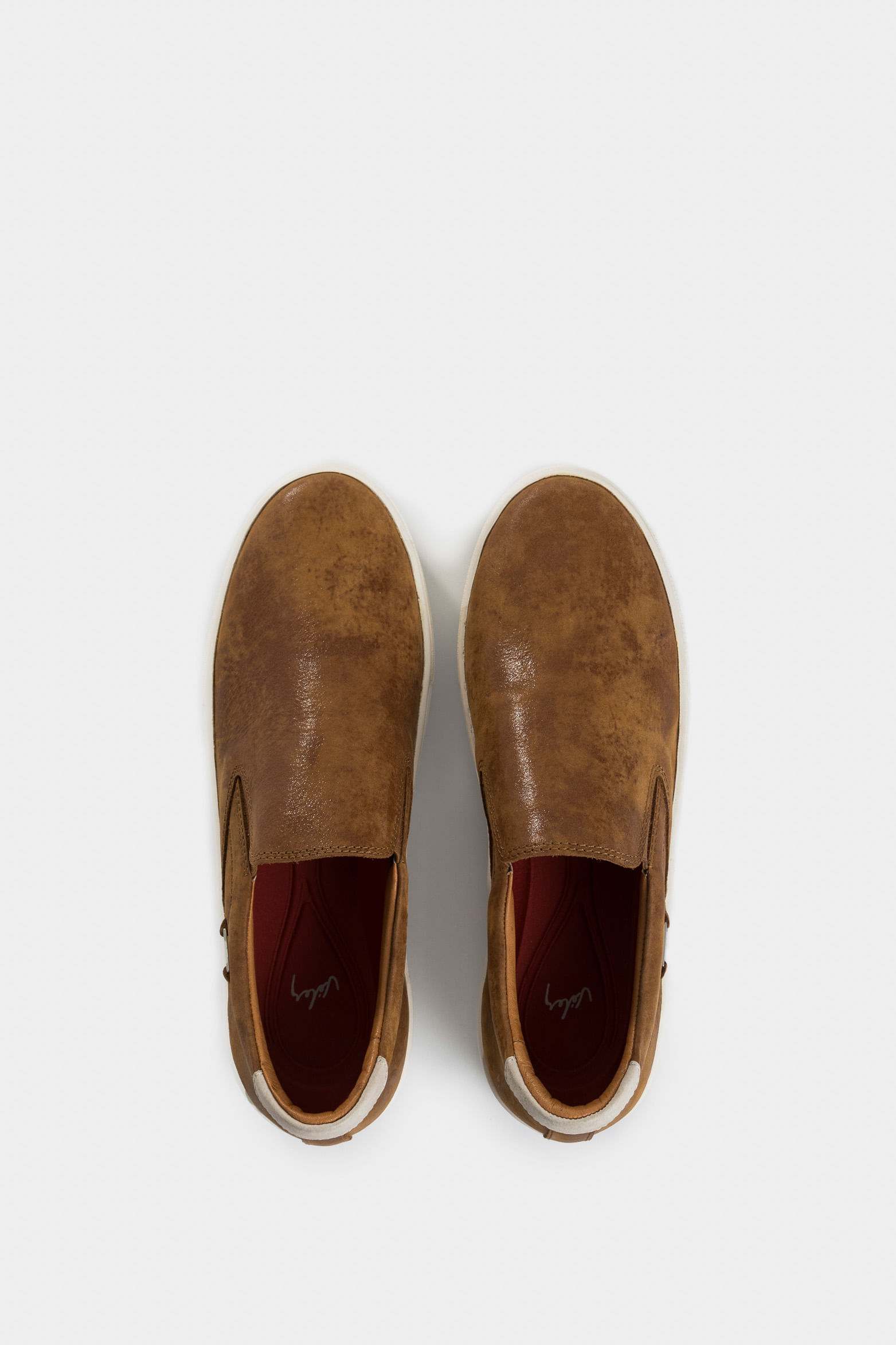 Mocasines deportivos Anastasia de cuero para mujer detalle folia-1741912527157