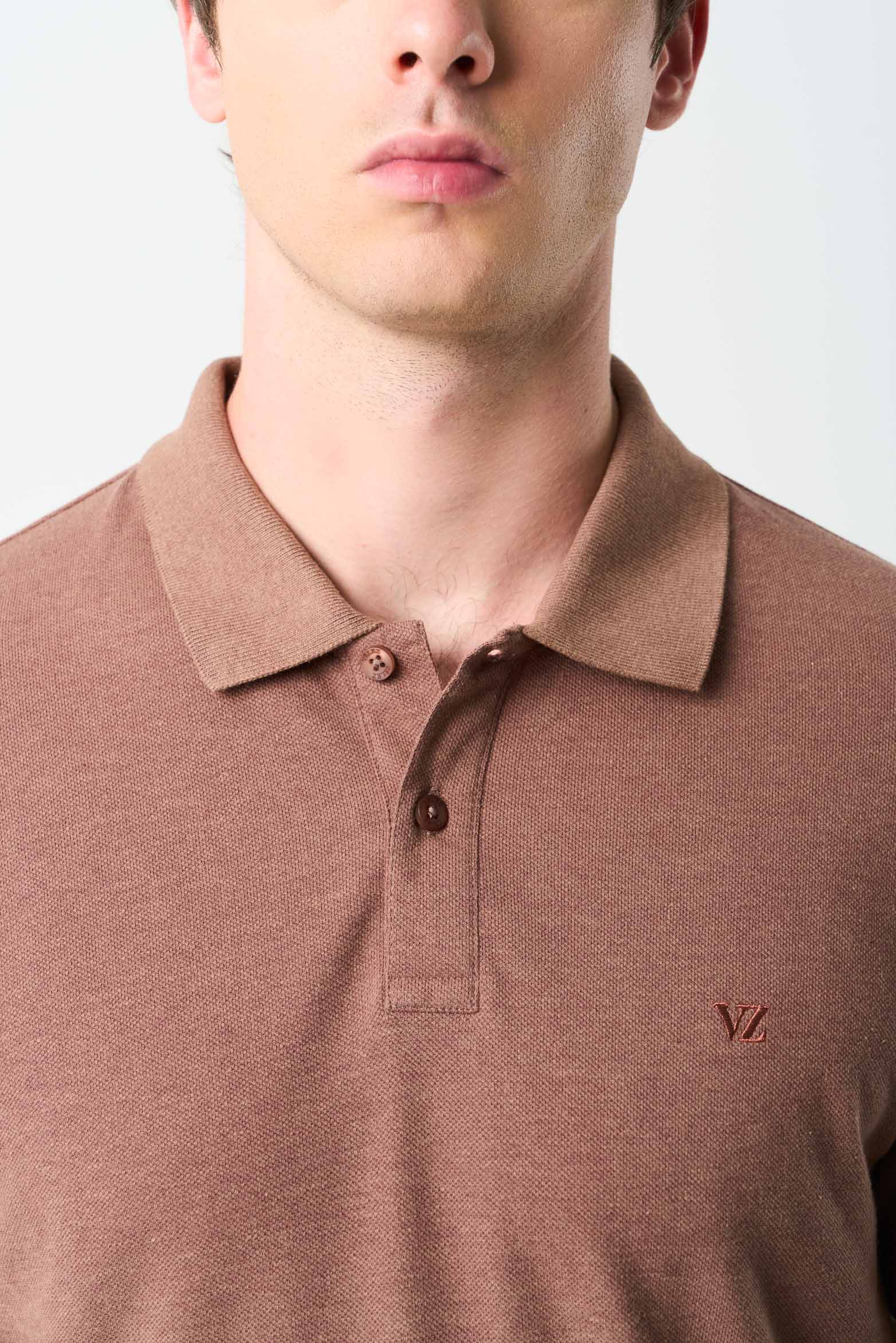 Polo pique helios para hombre semi fit-1744516483797