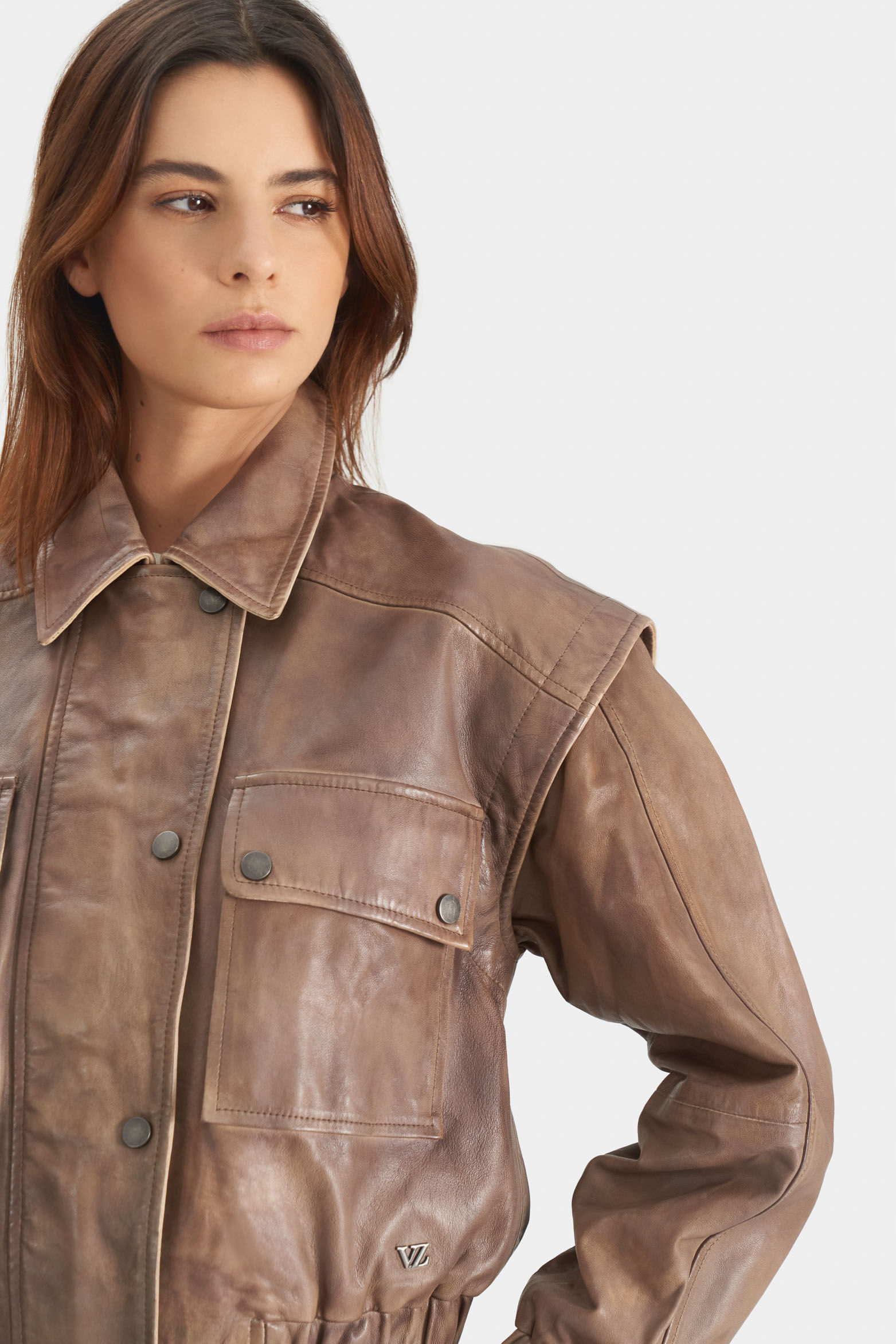 Chaqueta sahara para mujer mangas removibles-1744518032166
