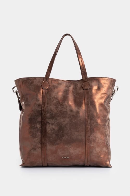 Shopping Orión de cuero folia para mujer detalle trenzado