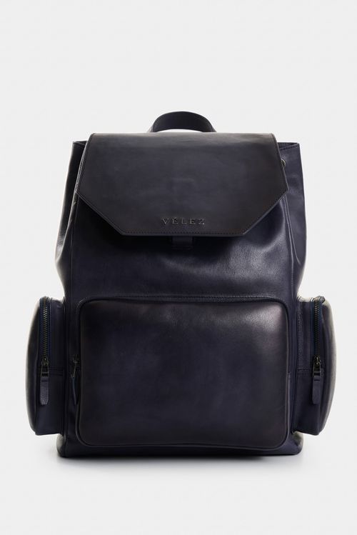 Mochila Liora de cuero para hombre acabado vintage