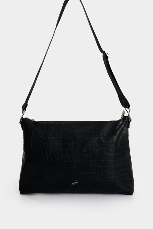 Bowling Petunia 2.0 de cuero para mujer detalle grabado