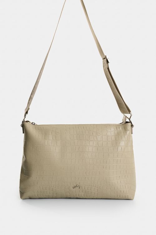 Bowling Petunia 2.0 de cuero para mujer detalle grabado