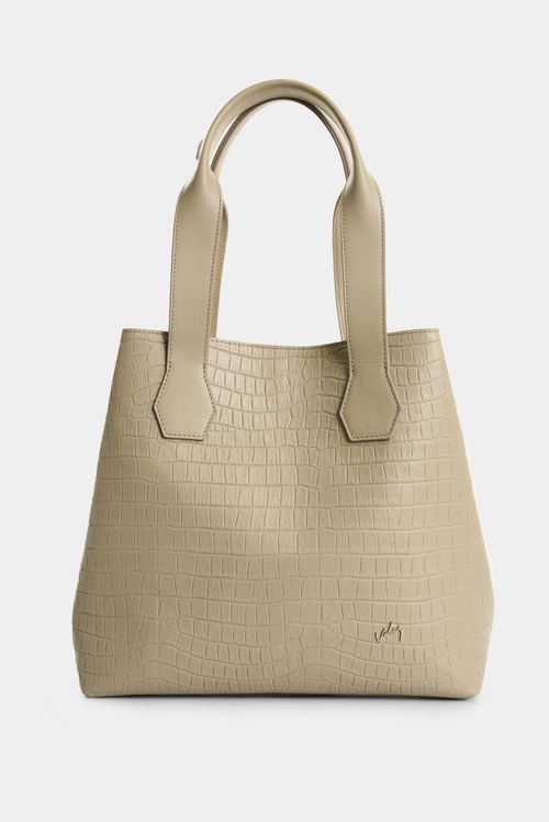 Shopping Silene de cuero para mujer grabado