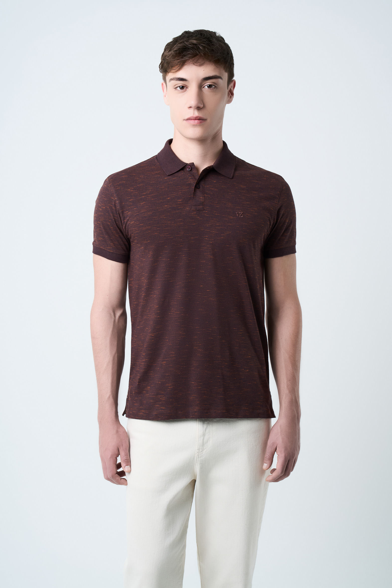 Polo Trivoli manga corta para hombre semi fitted-1747918017778