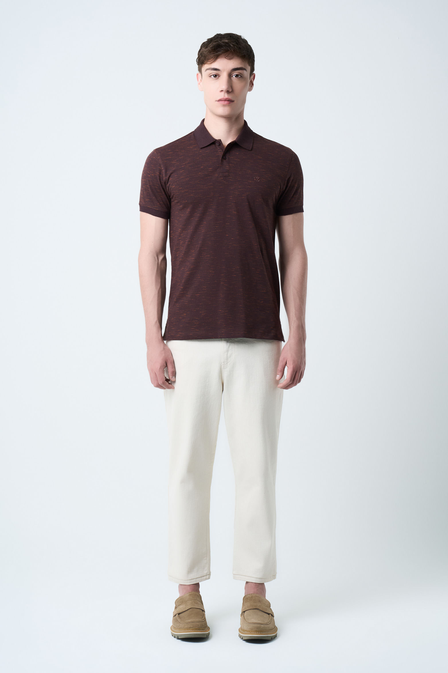 Polo Trivoli manga corta para hombre semi fitted-1747918048789