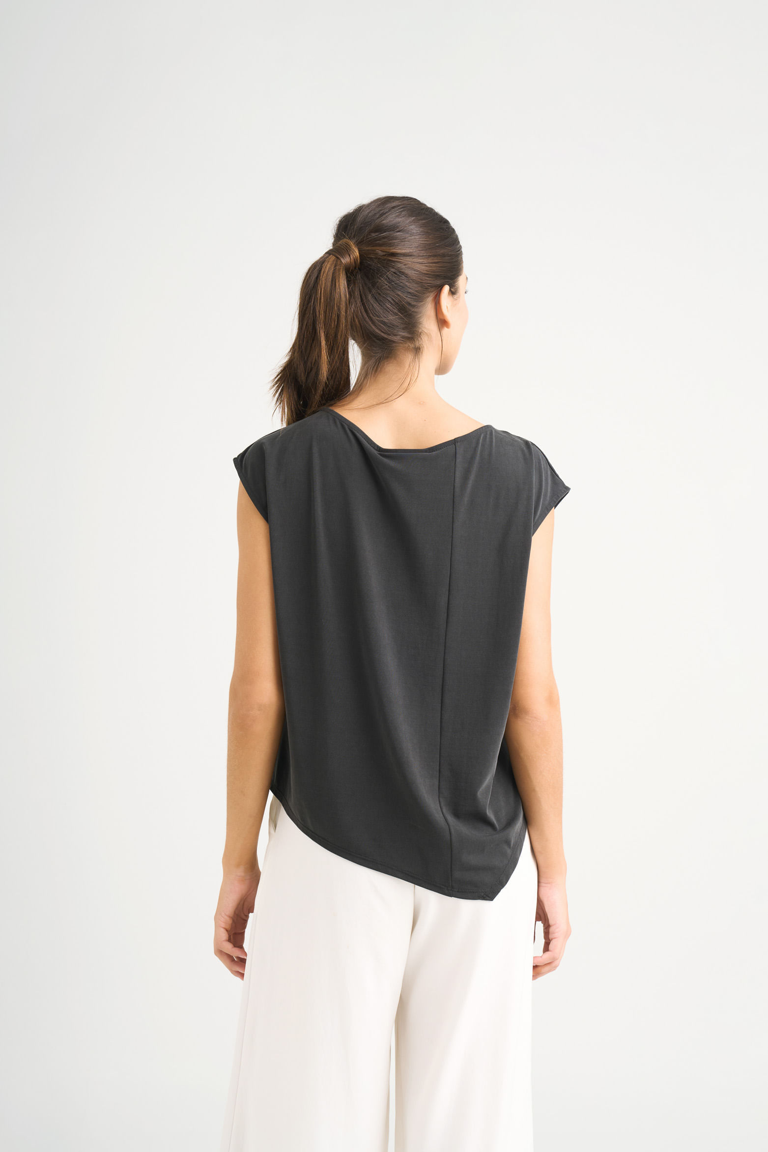 Camiseta Luz en tejido de punto para mujer detalle millaré-1747941441559