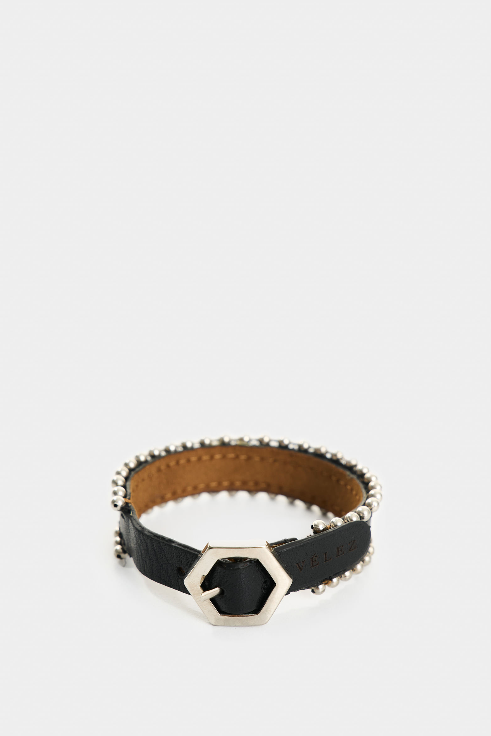 Pulsera Papyris 2.0 en cuero folia para mujer hebilla hexagonal-1747943194312