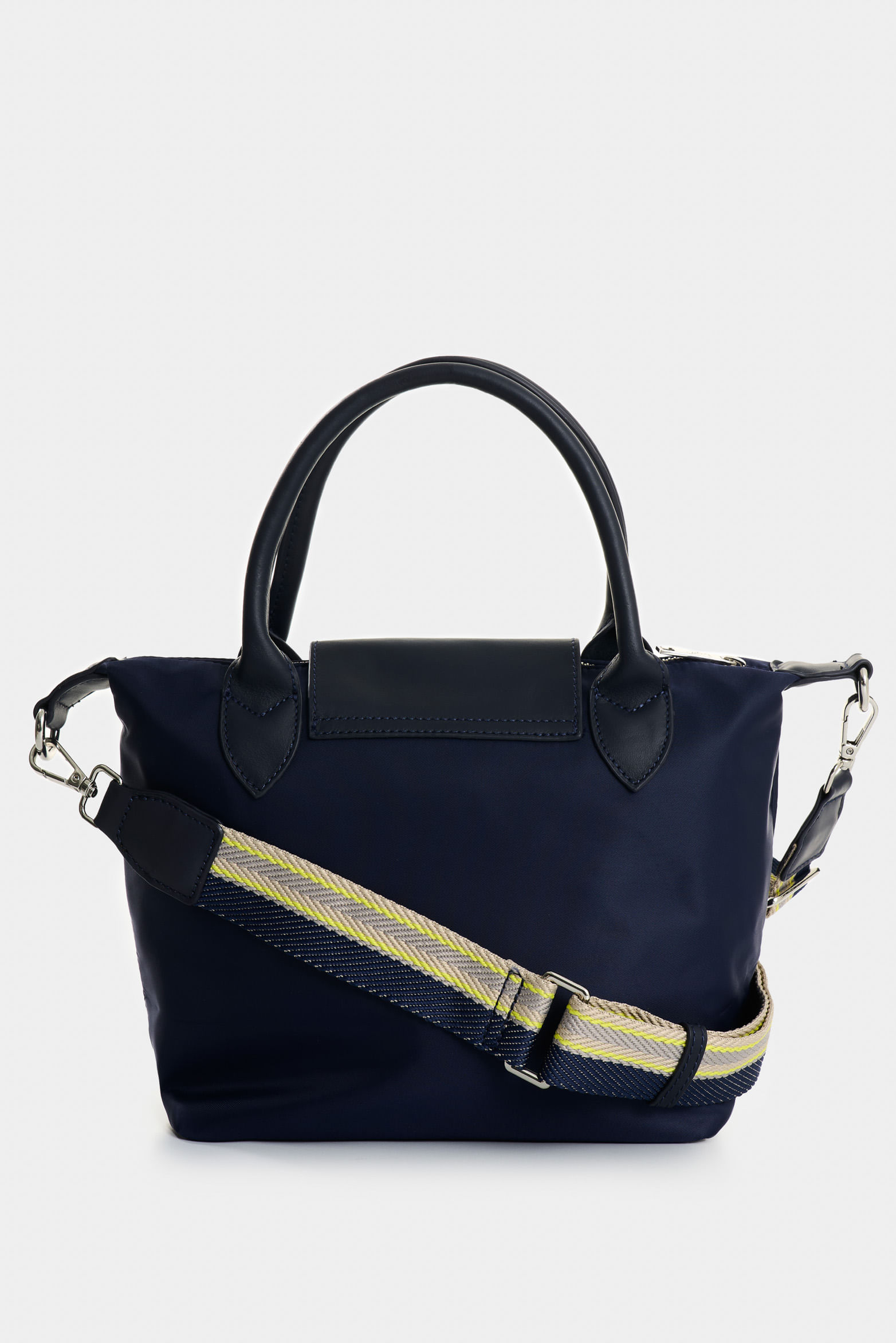 Shopping Ámbar en lona para mujer detalle cuero-1748620319747