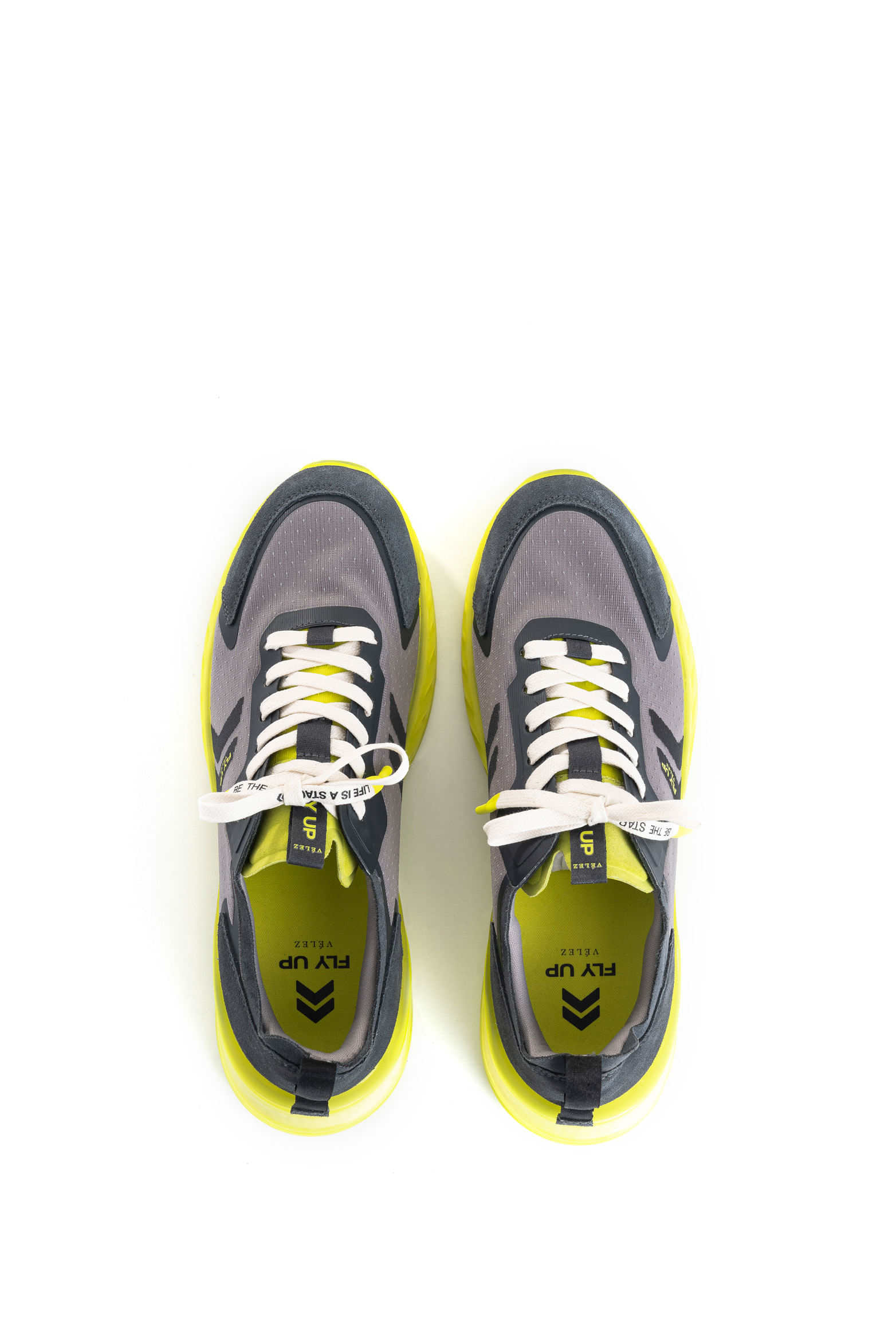 Sneakers Fly Up Life 2.0 de cuero gamuzado para hombre silueta deportiva-1748620657931