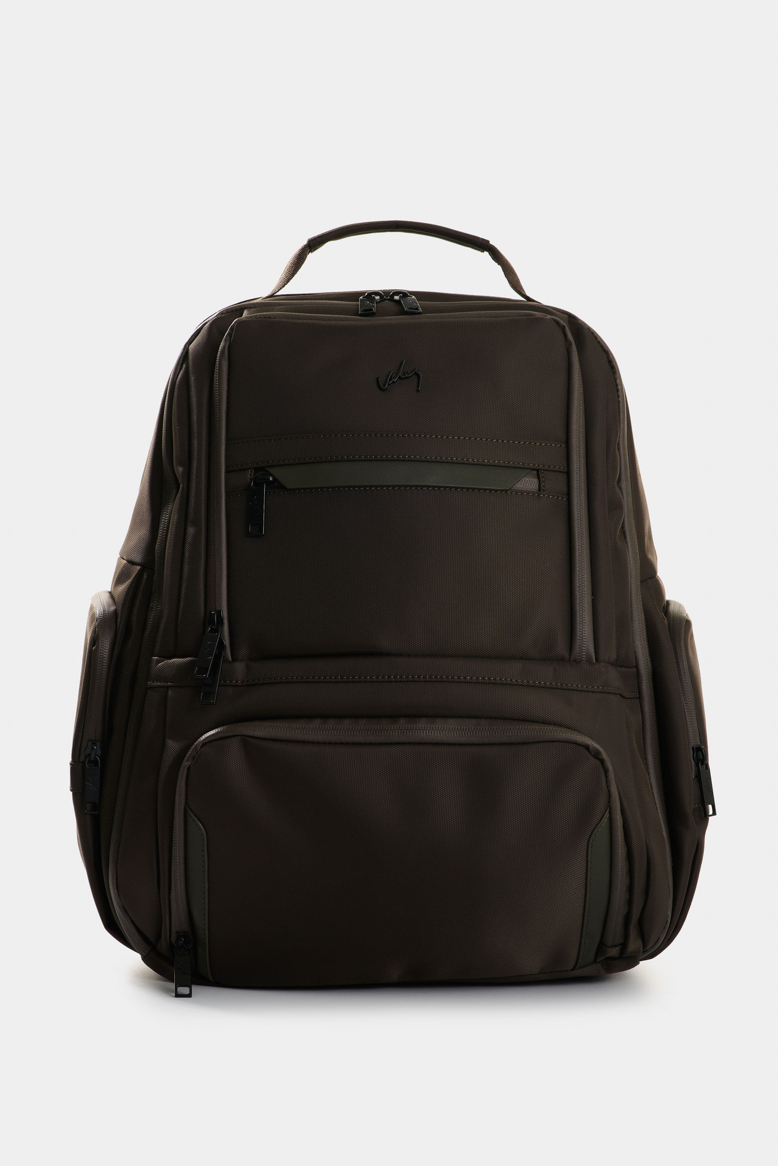 Mochila Edén en lona y cuero para hombre multifuncional-1748623467672
