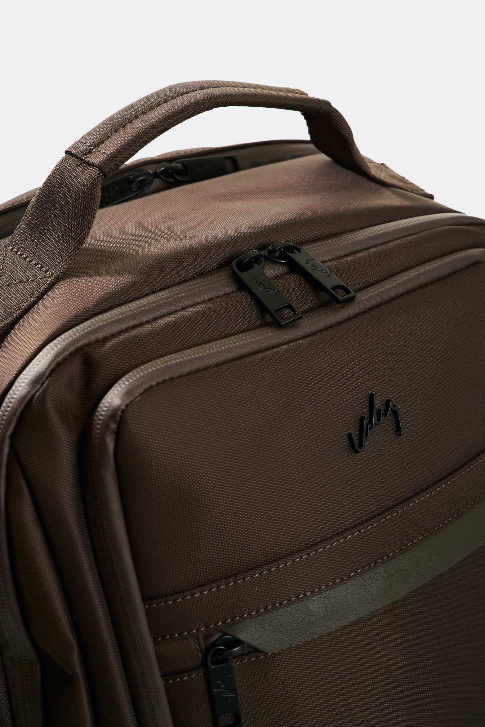 Mochila Edén en lona y cuero para hombre multifuncional-1748623506442