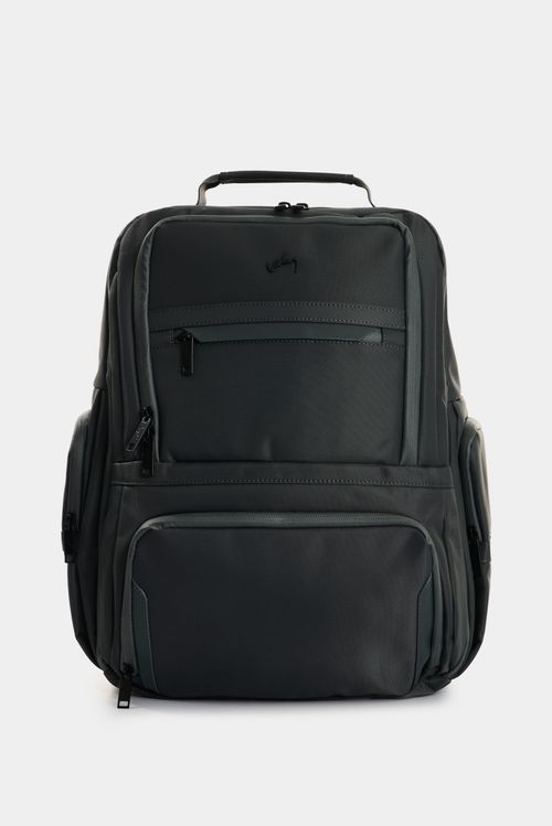Mochila Edén en lona y cuero para hombre multifuncional