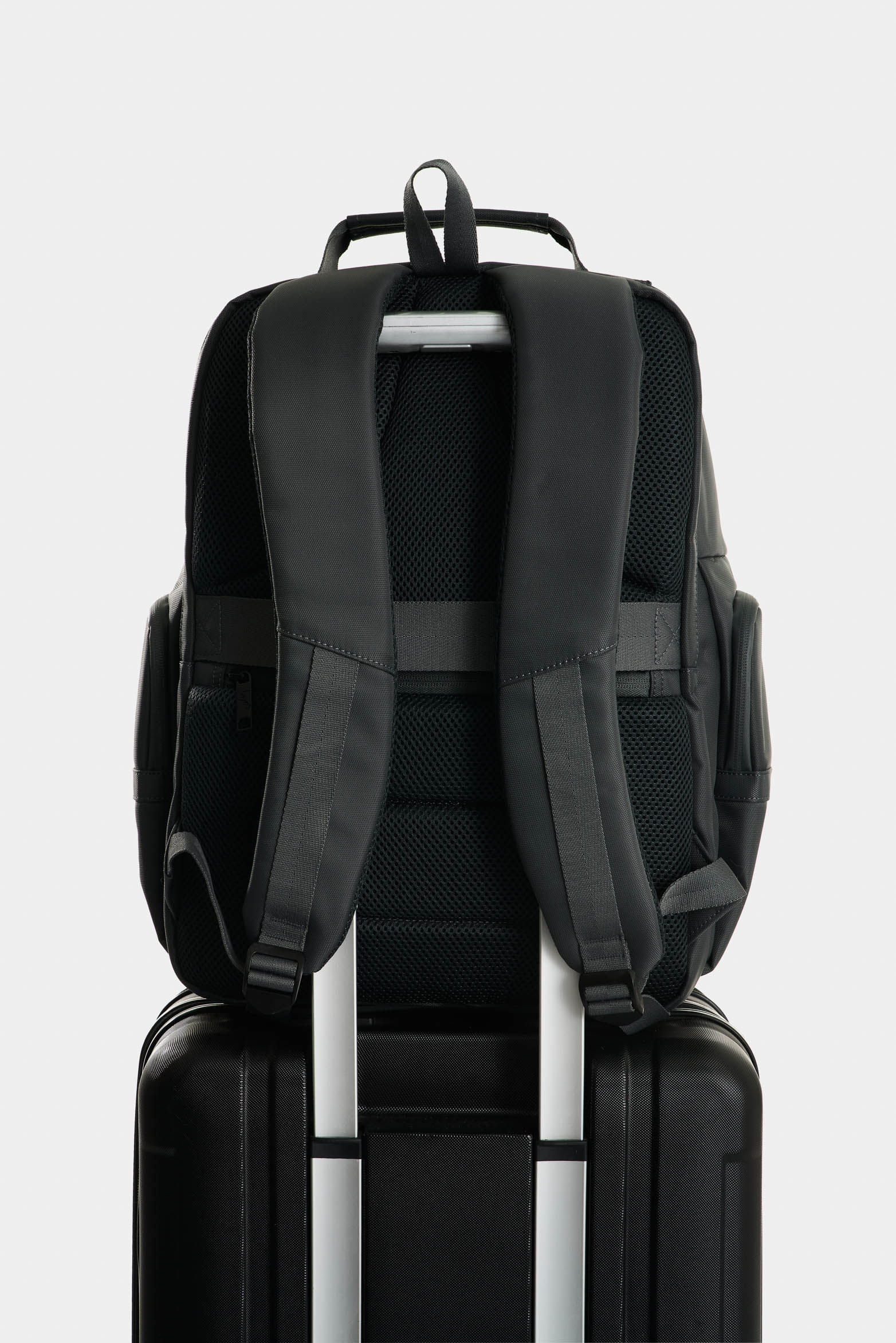 Mochila Edén en lona y cuero para hombre multifuncional-1748659063959