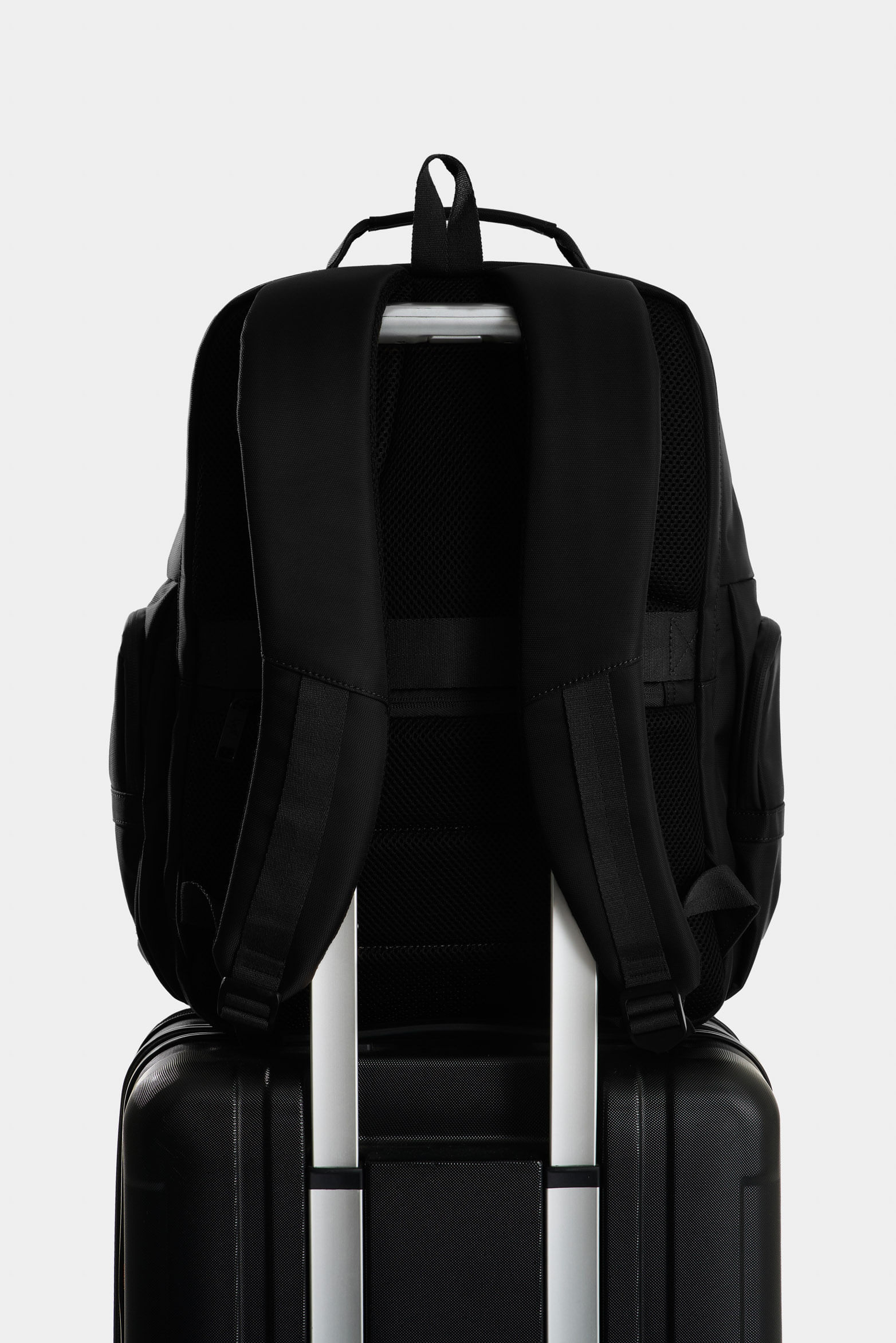 Mochila Edén en lona y cuero para hombre multifuncional-1748659144777