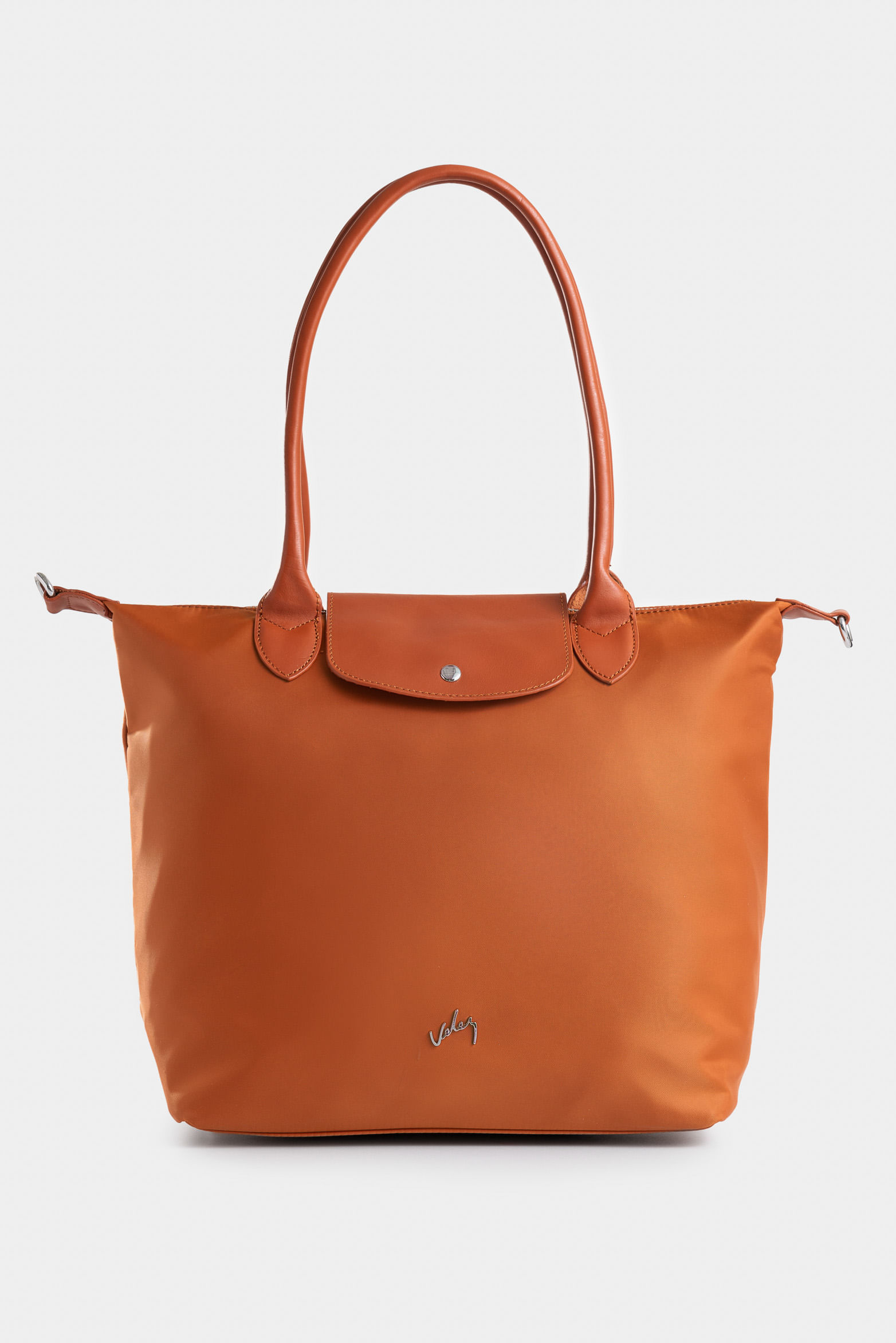 Shopping Ámbar en lona para mujer detalle cuero-1748660149916