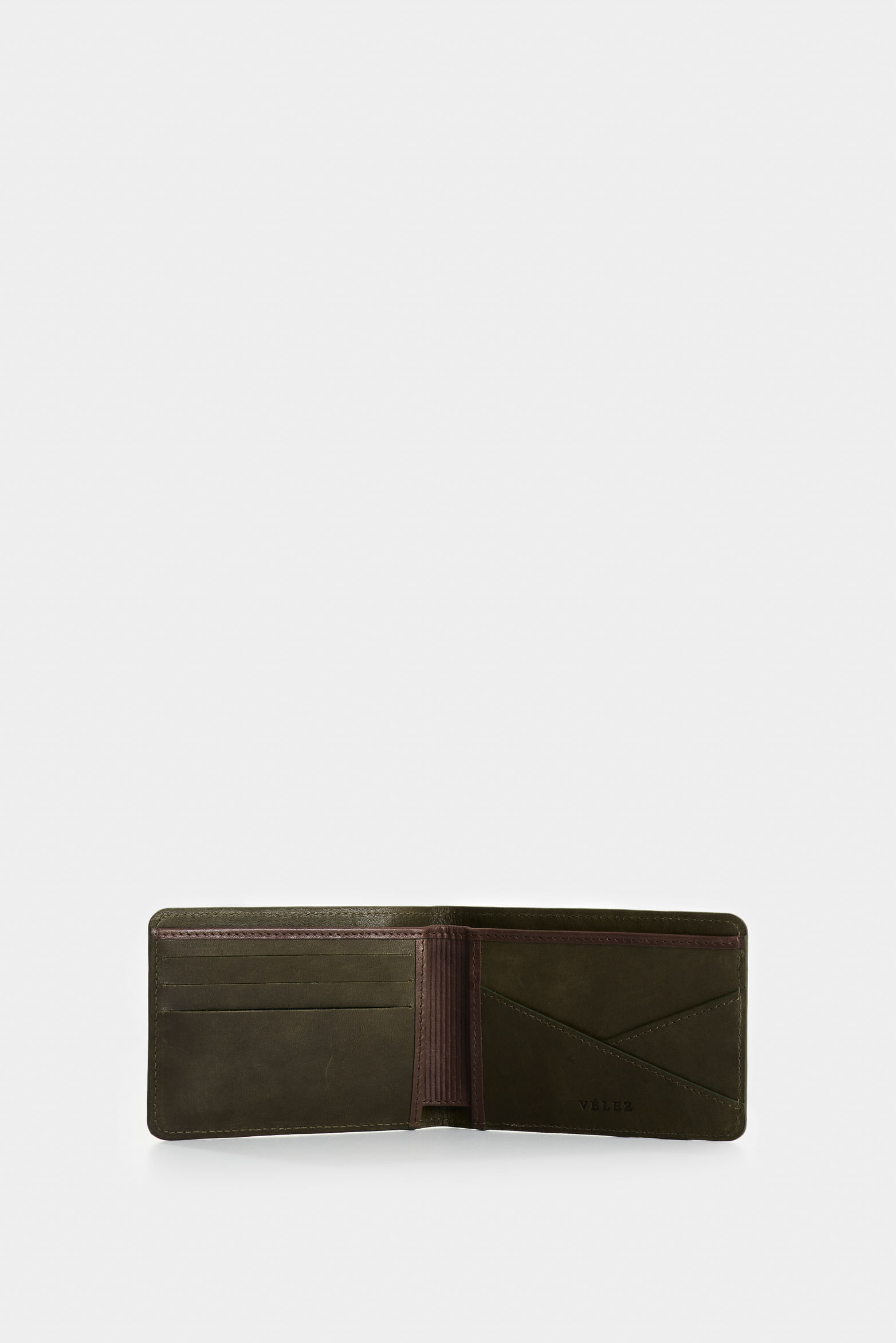 Billetera Oasis de cuero para hombre detalle contraste-1748661711175