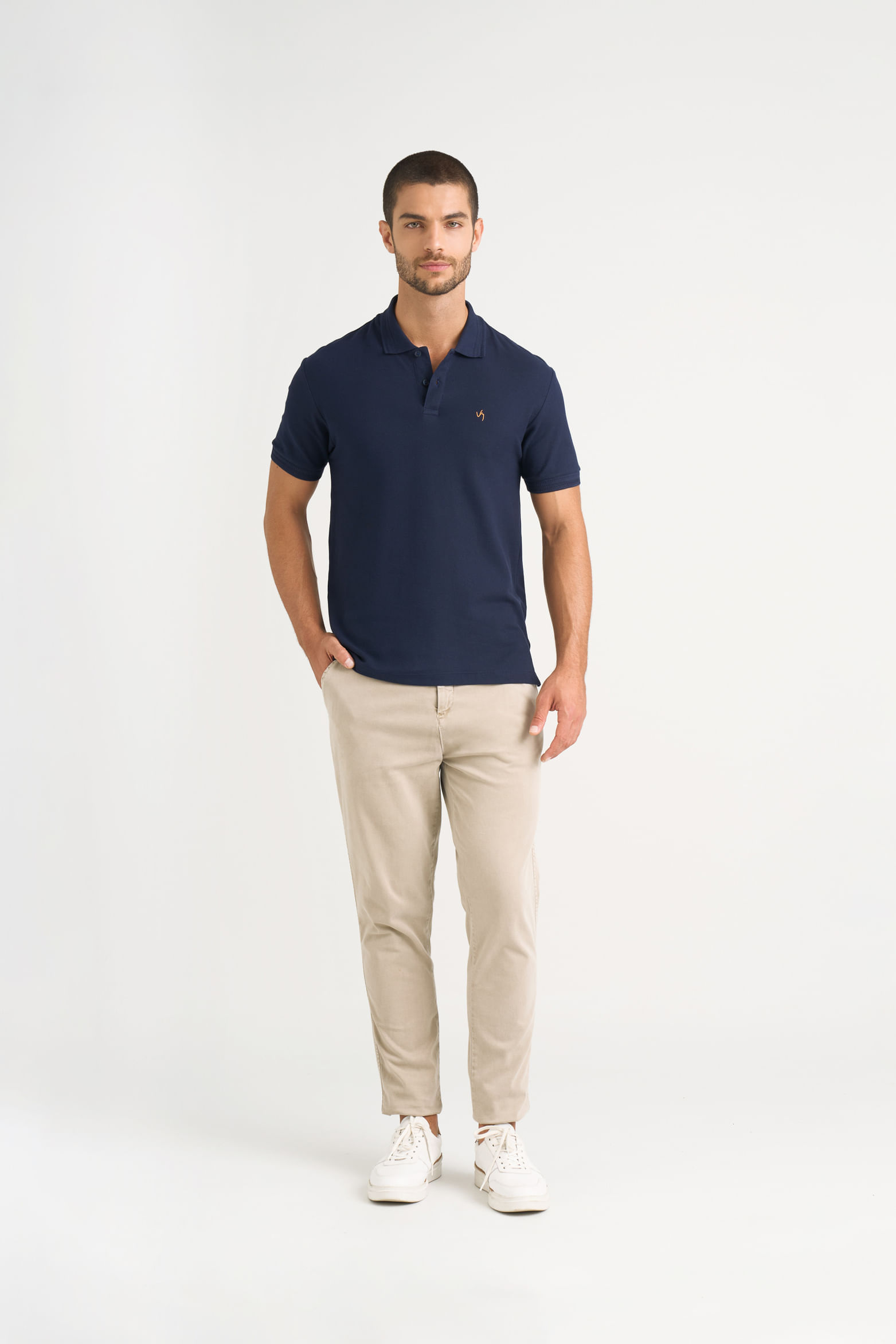 Polo Summer para hombre semi ajustada-1748662887665