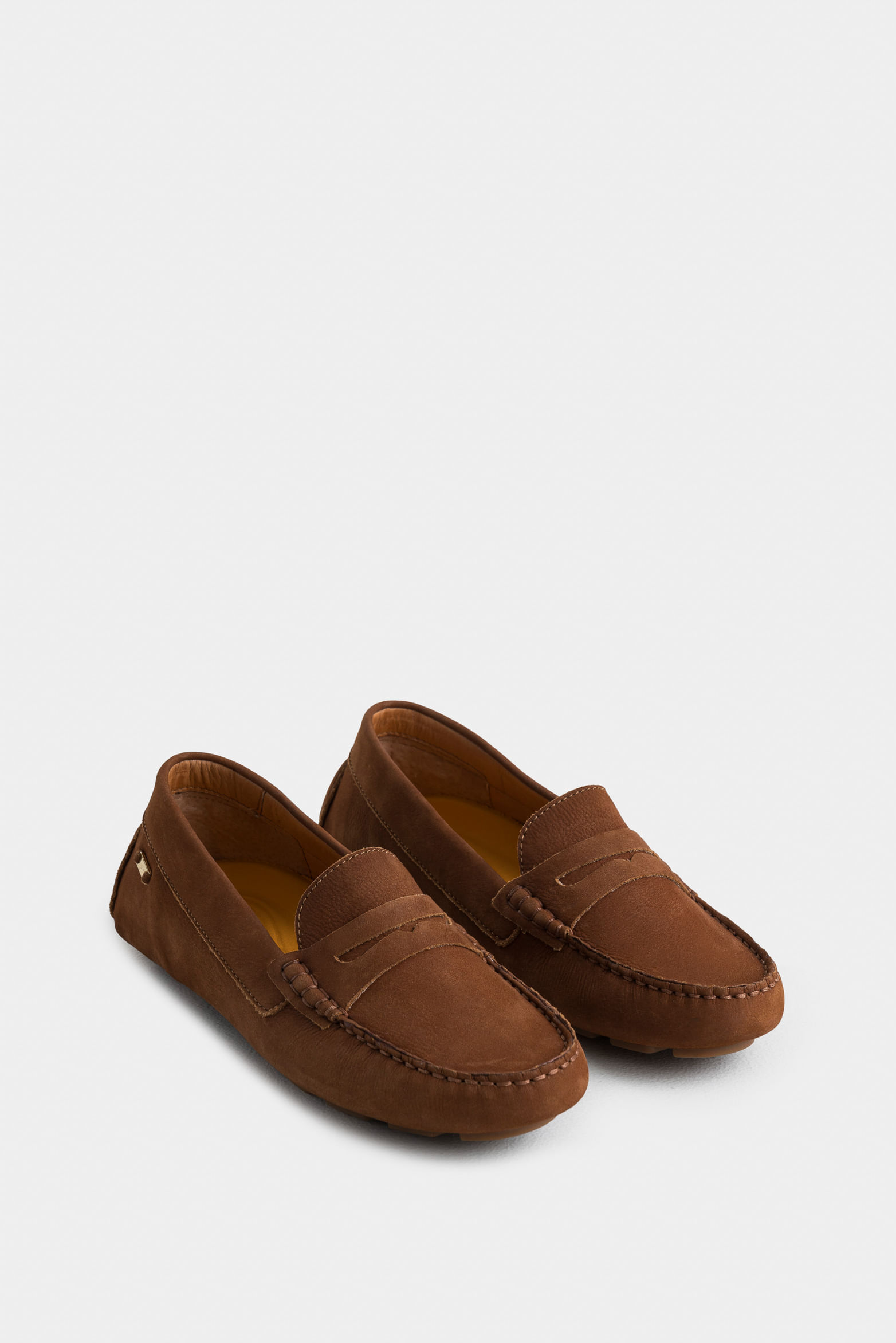 Mocasines manchester de cuero para mujer efecto gamuzado-1748663675567