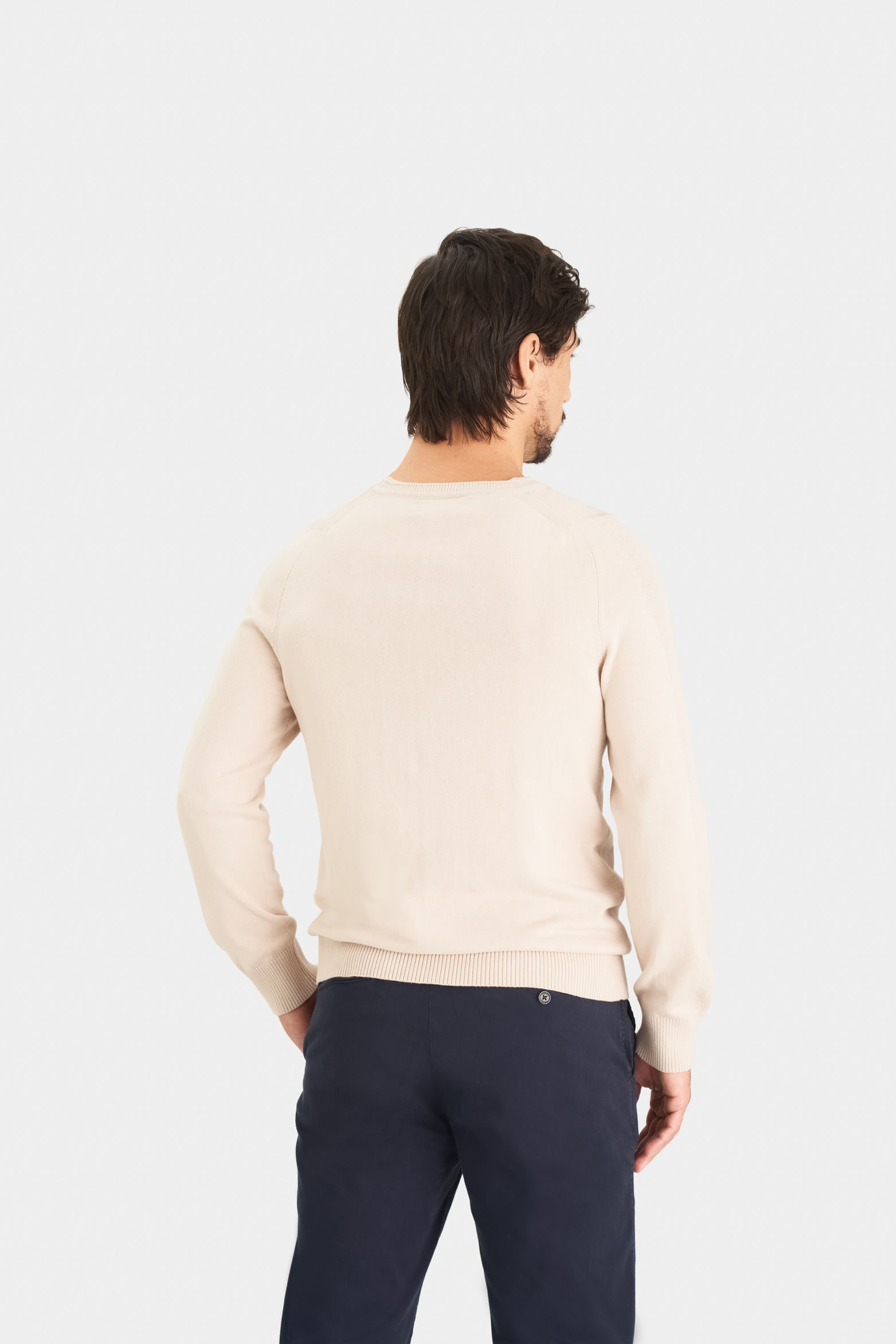 Sweater tejido en algodón para hombre manga ranglan-1748663827482