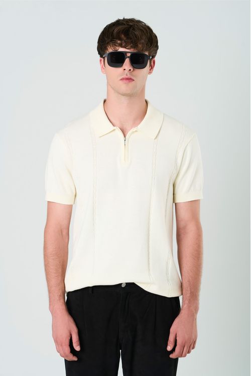 Polo Tropical manga corta para hombre semi fitted