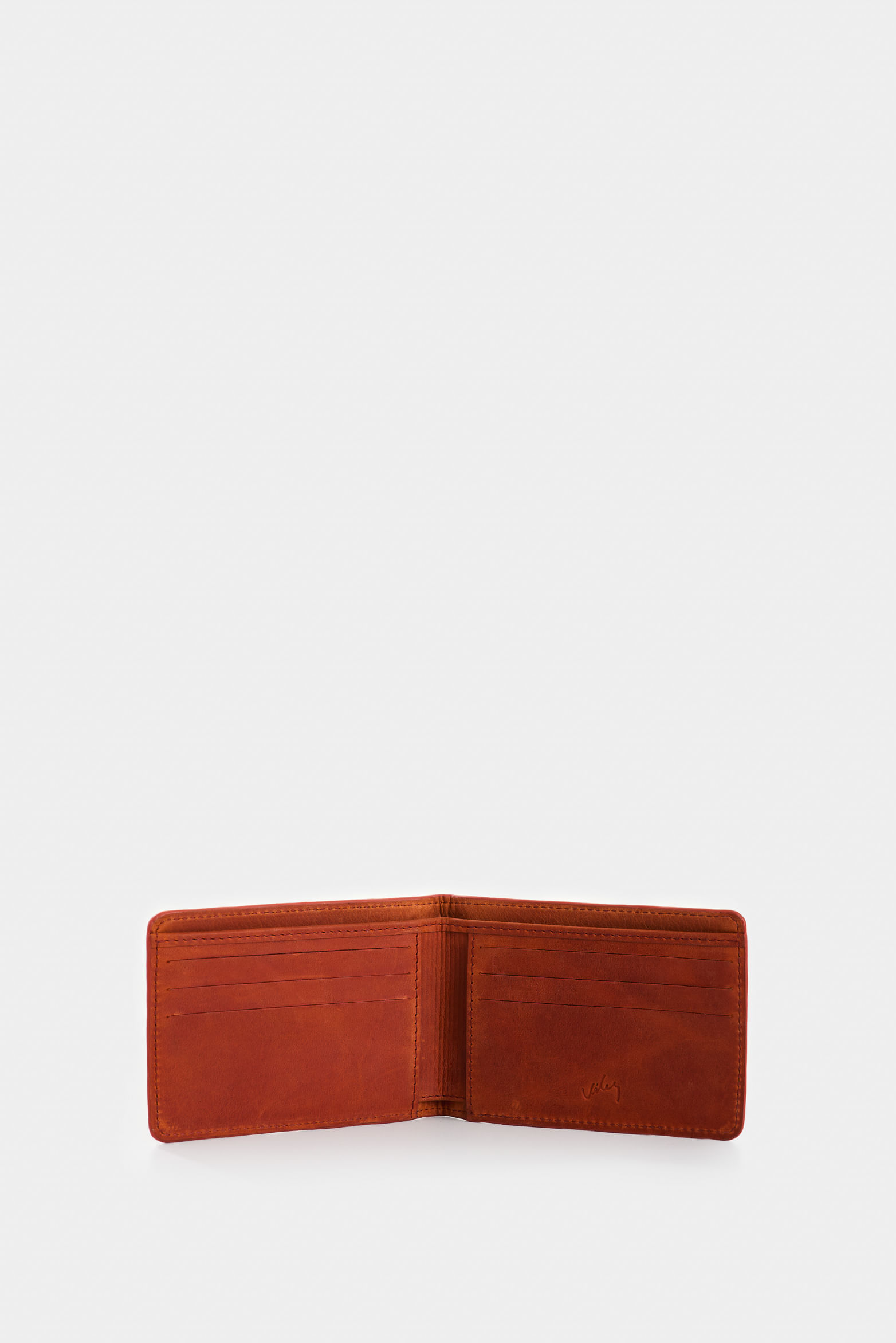 Billetera Vértice de cuero para hombre placa rayas-1750386436486