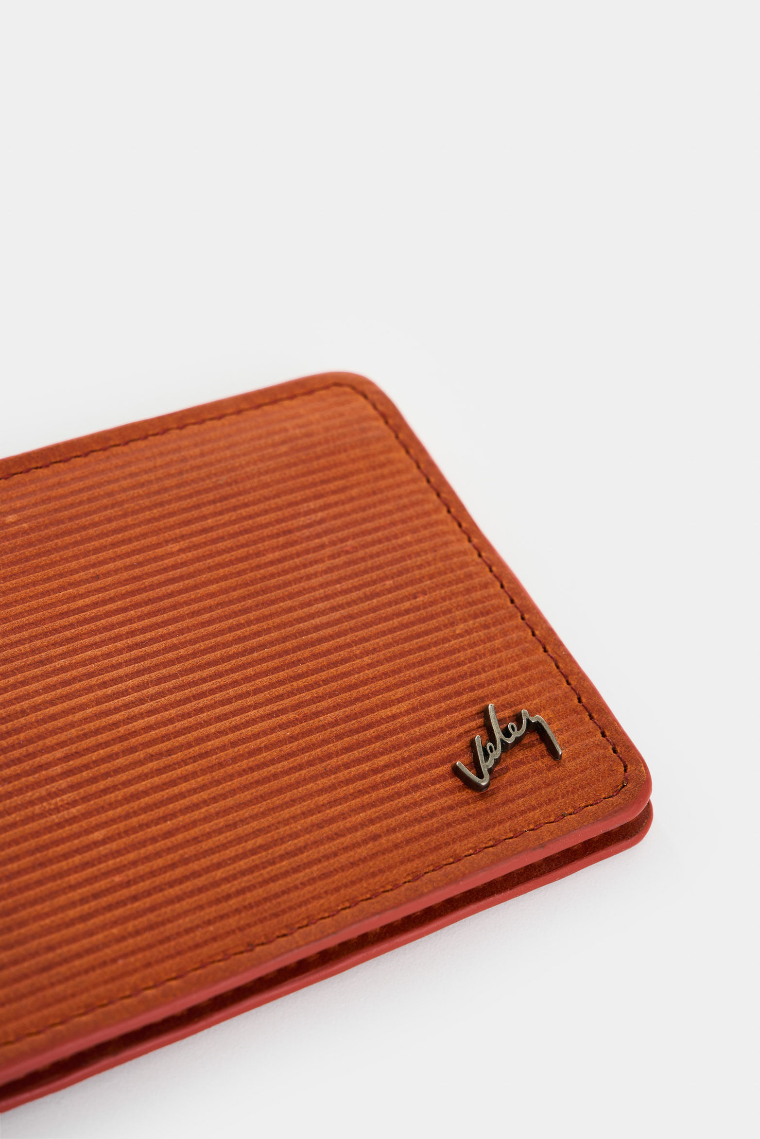 Billetera Vértice de cuero para hombre placa rayas-1750386446834