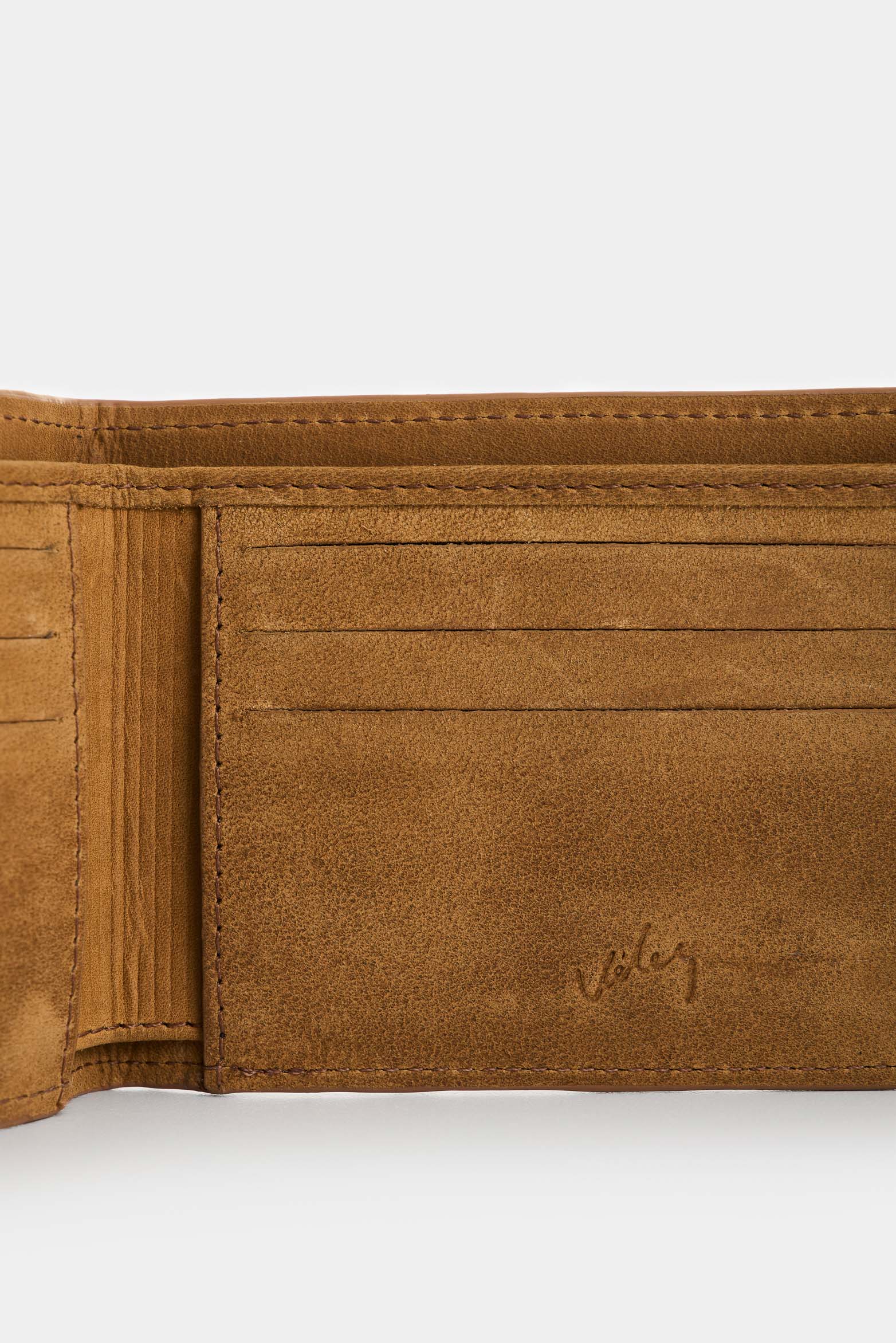 Billetera Vértice de cuero para hombre placa rayas-1750386544654