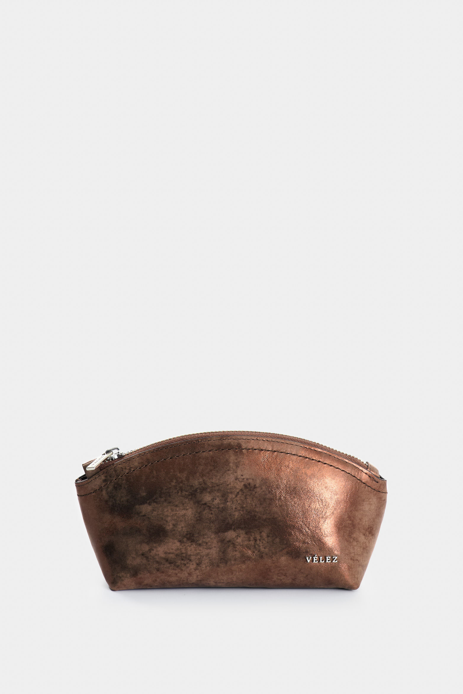 Cosmetiquera Romeral de cuero folia para mujer cremallera-1750386810170