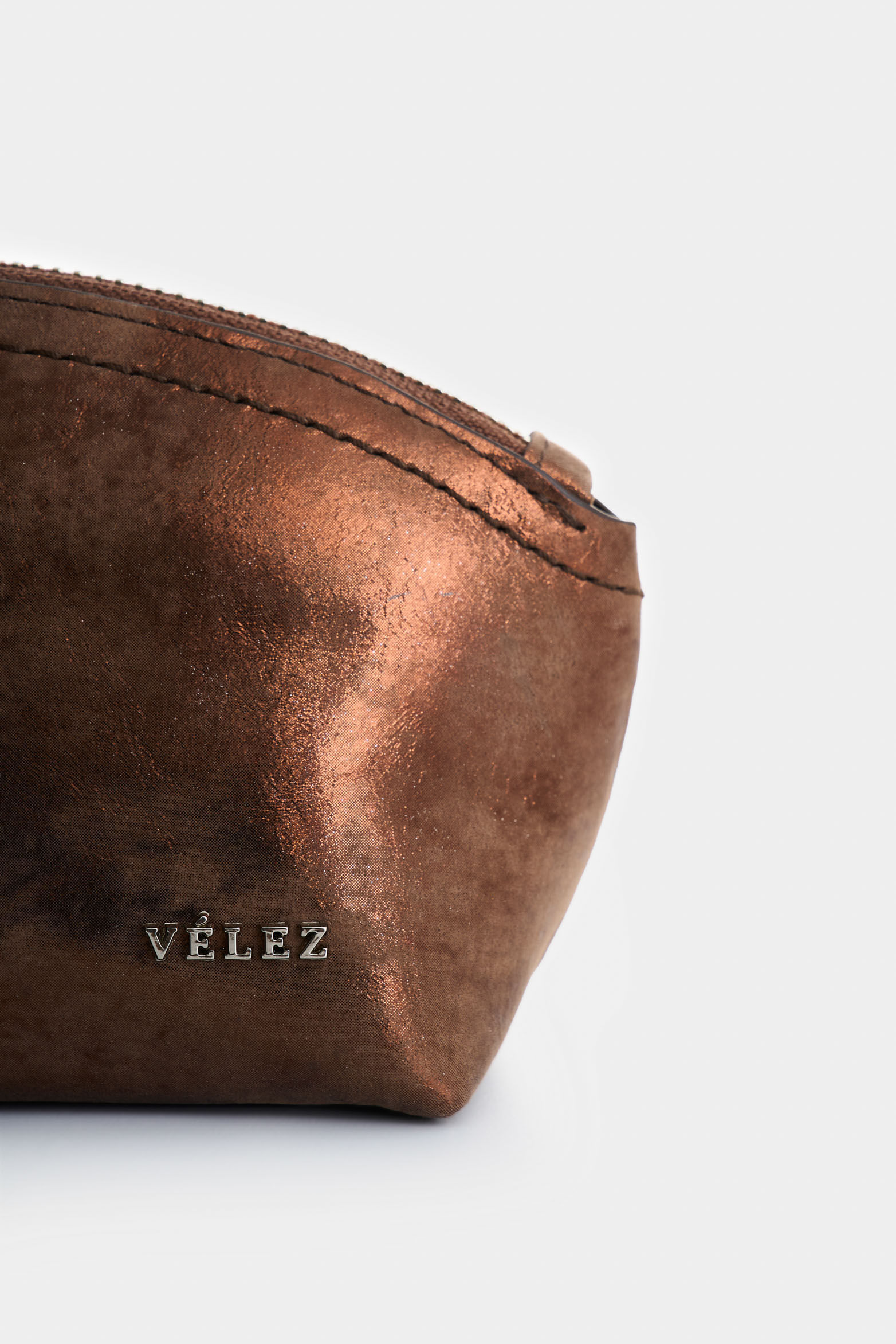 Cosmetiquera Romeral de cuero folia para mujer cremallera-1750386839278